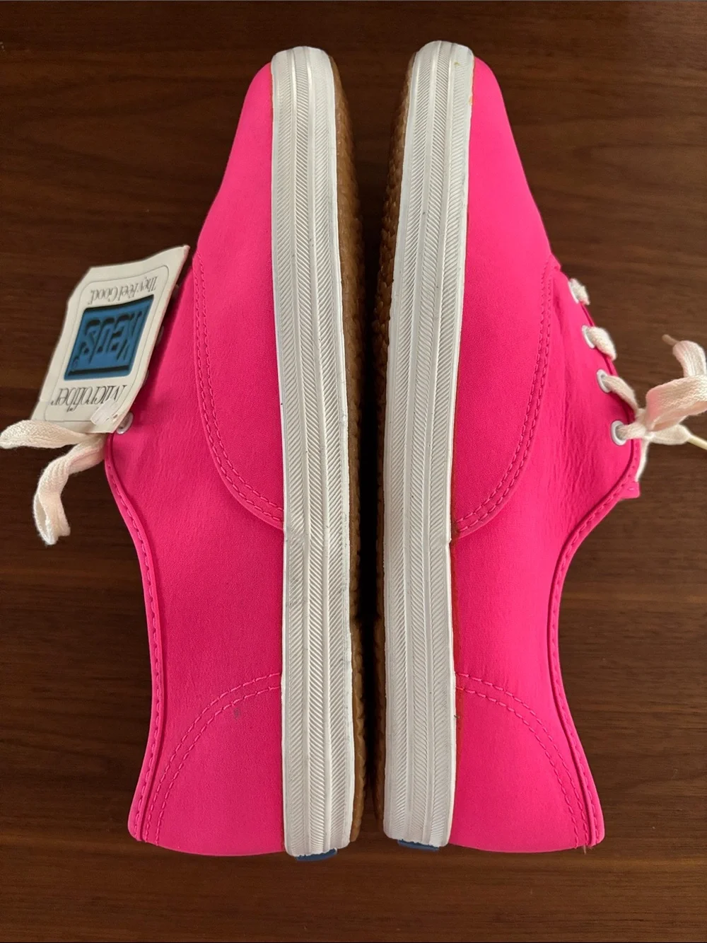 VINTAGE 90’S PINK MICROFIBER KEDS OXFORD SNEAKERS